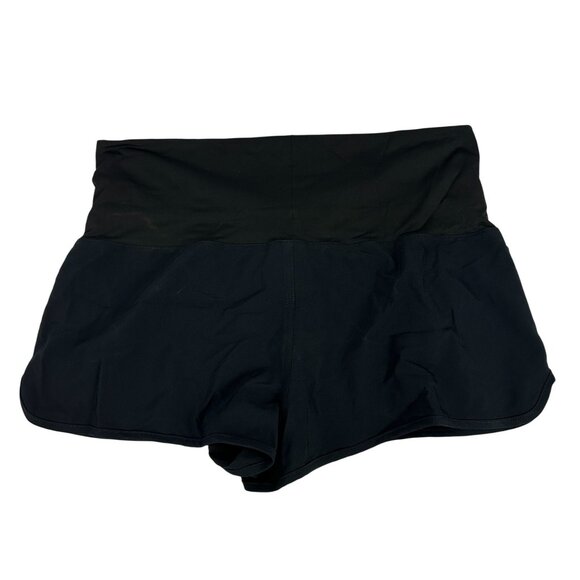 Roxy Womens 4-Way Stretch Black Athletic Shorts Sz Large Lightweight Activewear - Picture 8 of 14